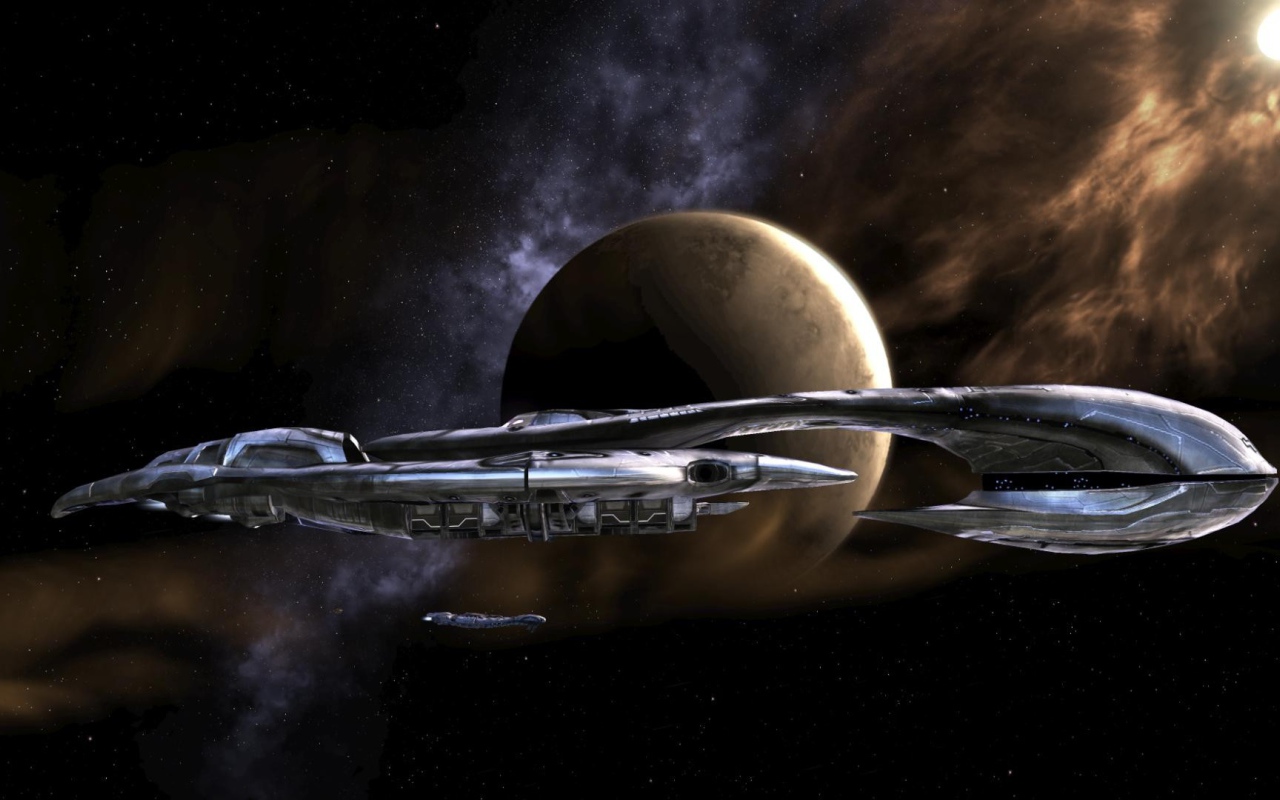 Исследовательский корабль на краю галактики