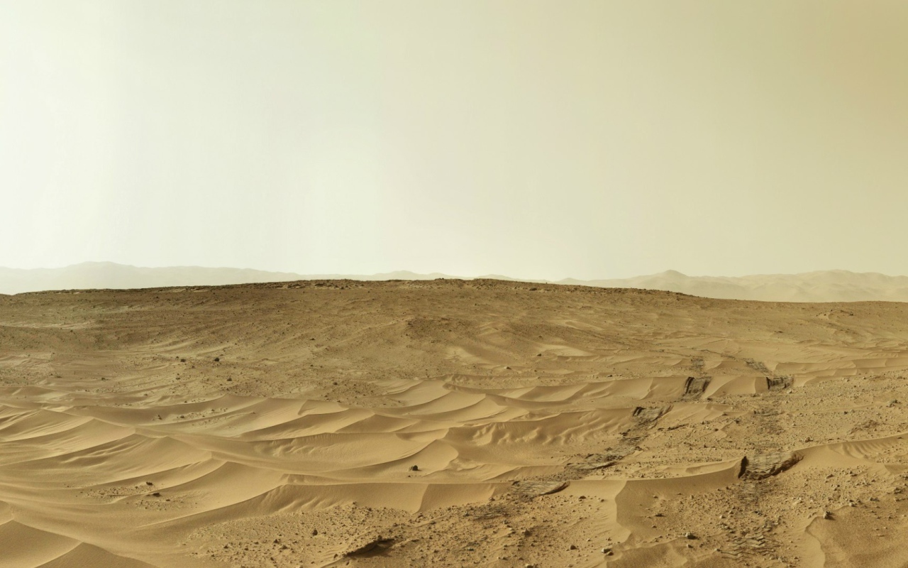 Поверхность Марса снятая на фото марсоходом