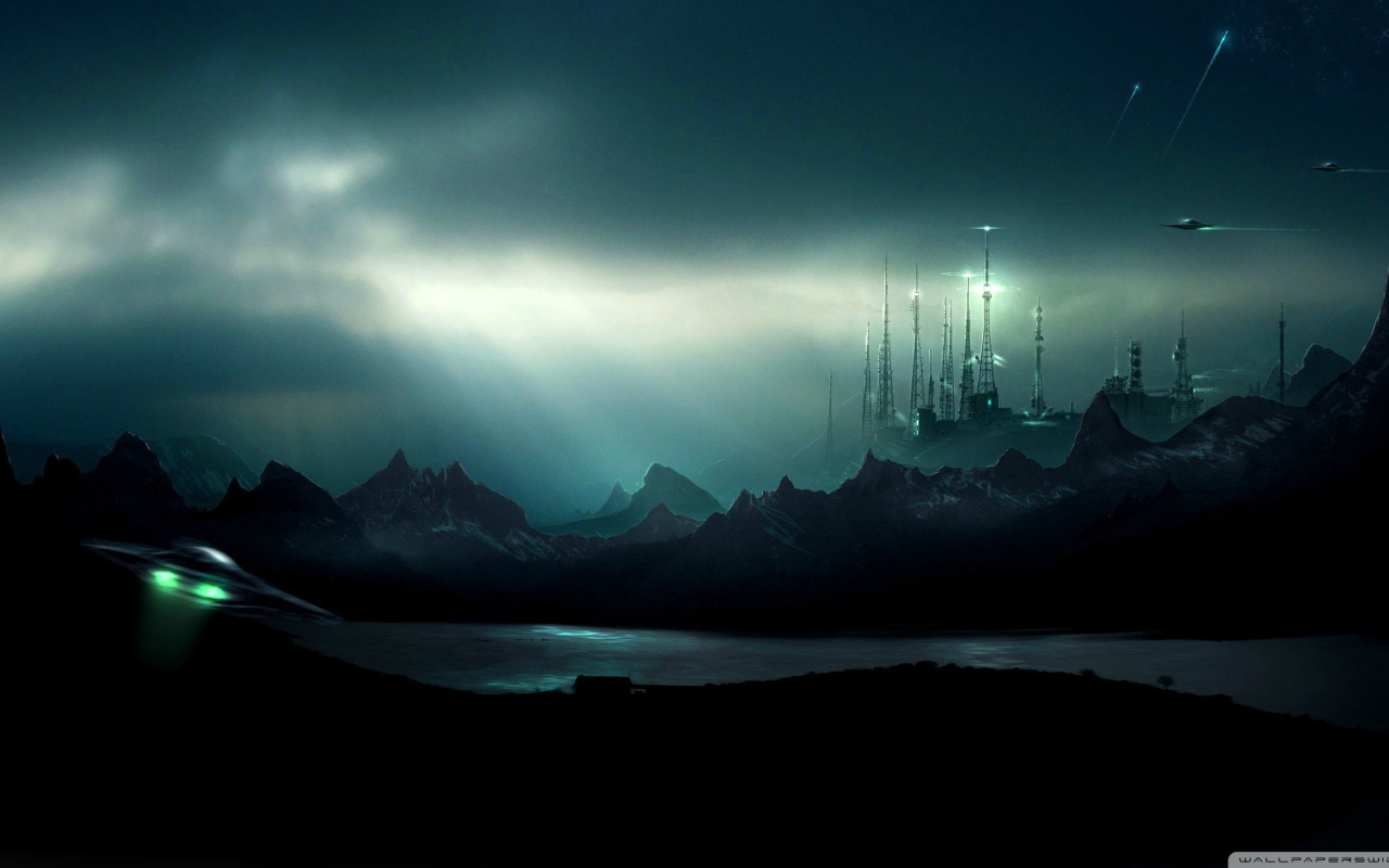 Мир инопланетной цивилизации