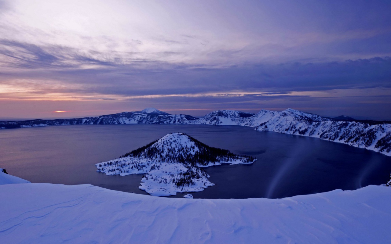 Национальный парк Озеро крейтер. Штат Орегон, США