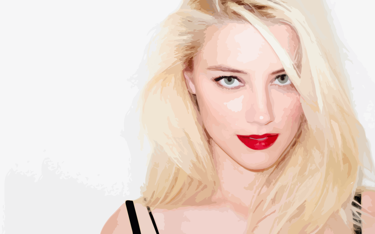 Красивая девушка Эмбер Хёрд