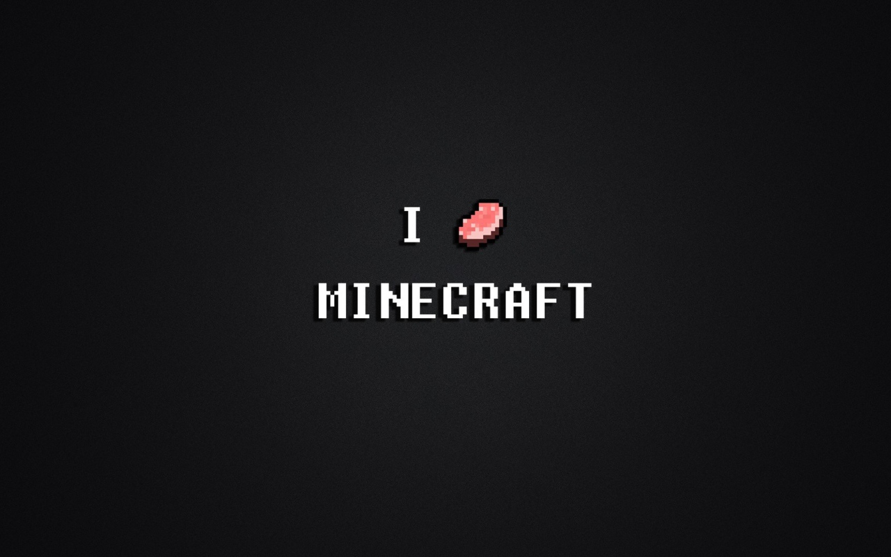 Я люблю игру Minecraft