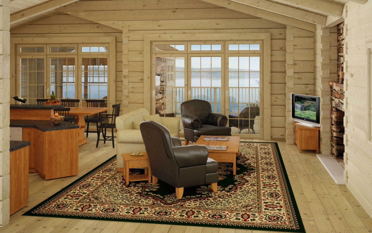 Комната в деревянном доме