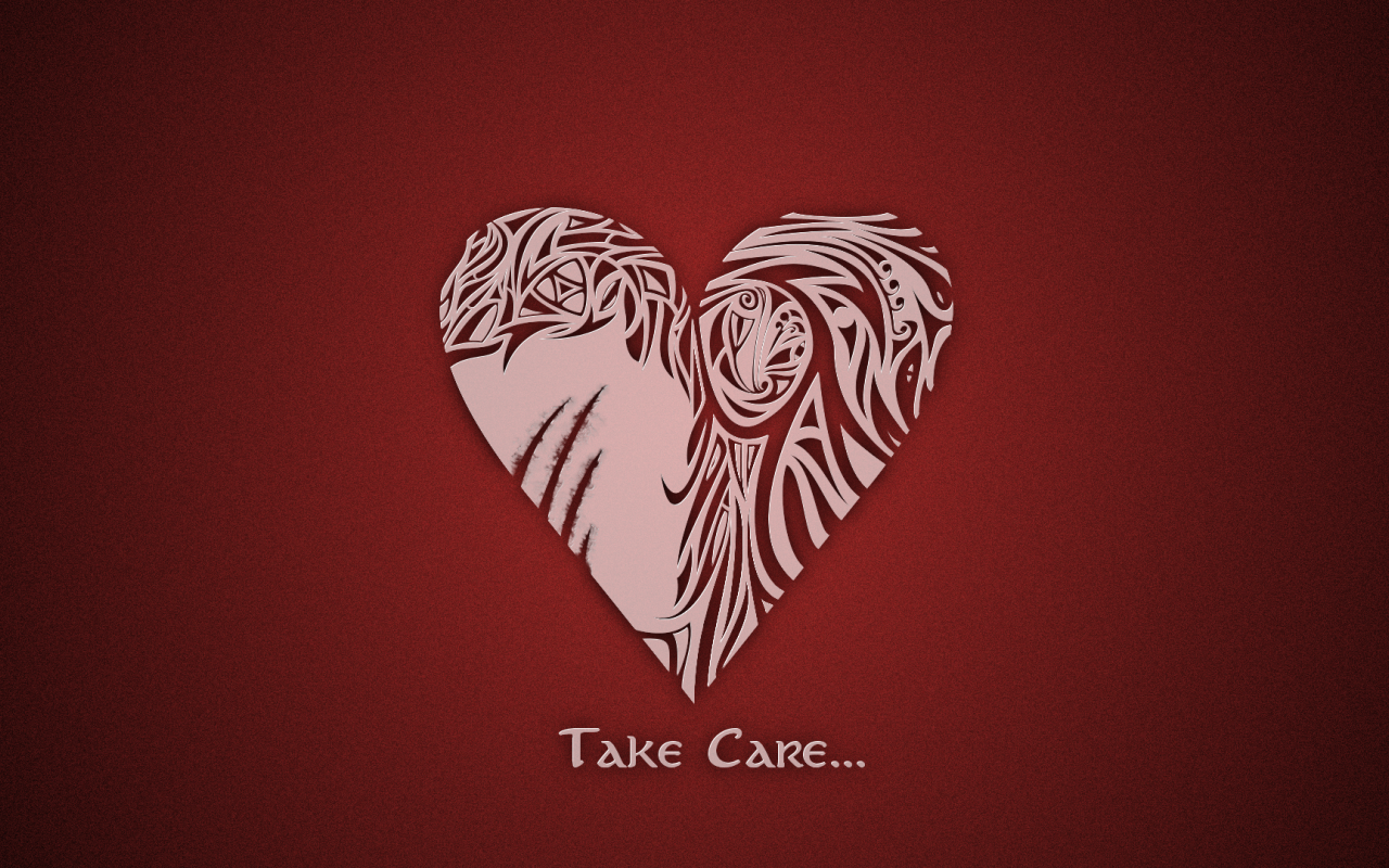 Берегите свою любовь, красный фон