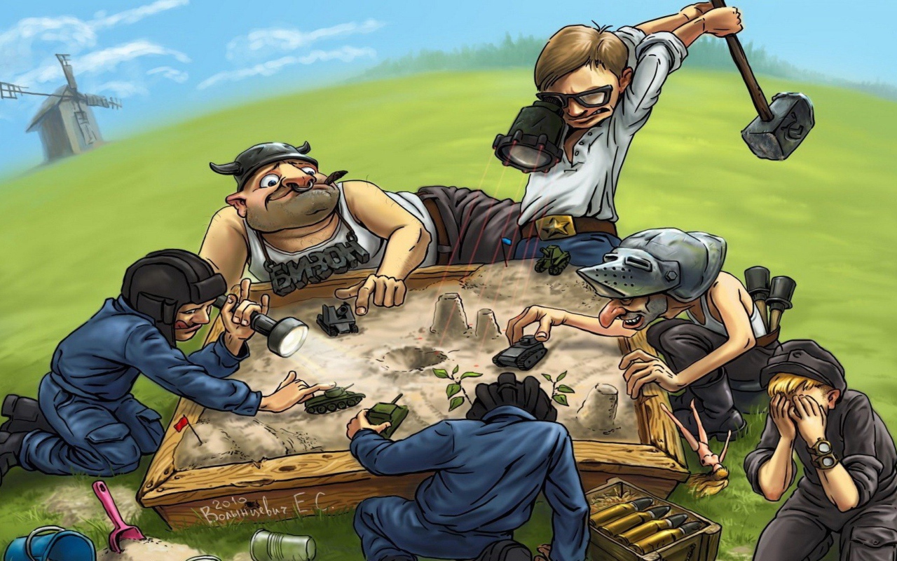 WORLD OF TANKS - глазами жены