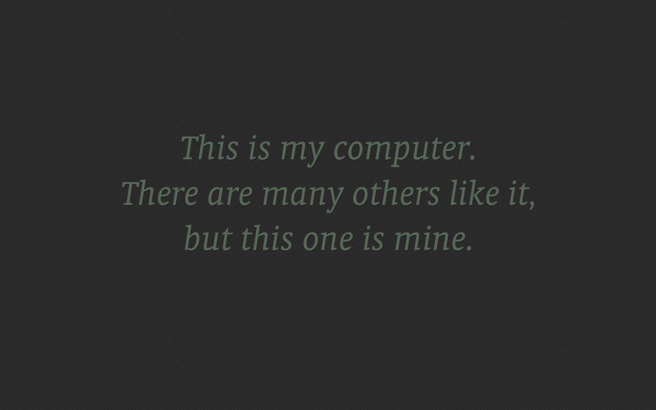 Мой компьютер не для всех