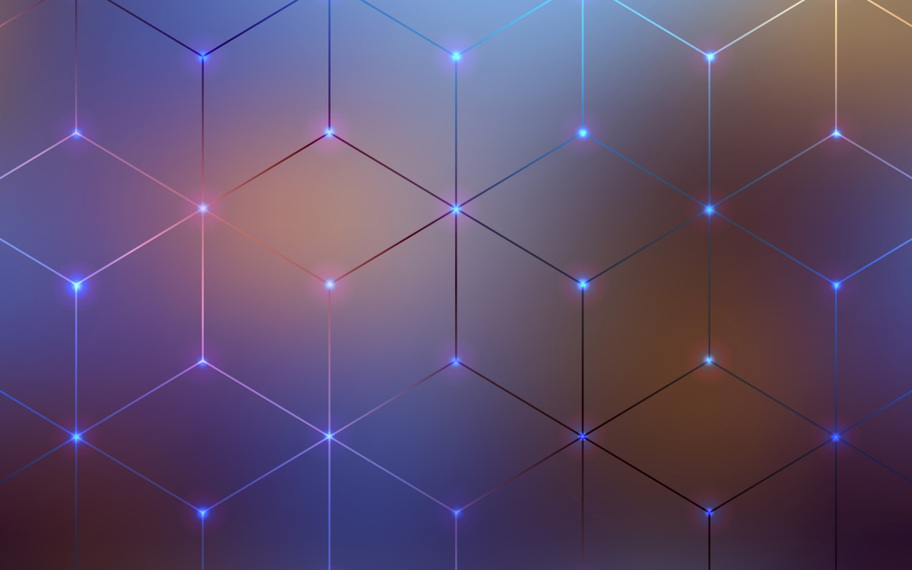 Абстрактный  рисунок из геометрических фигур 3 д графика 