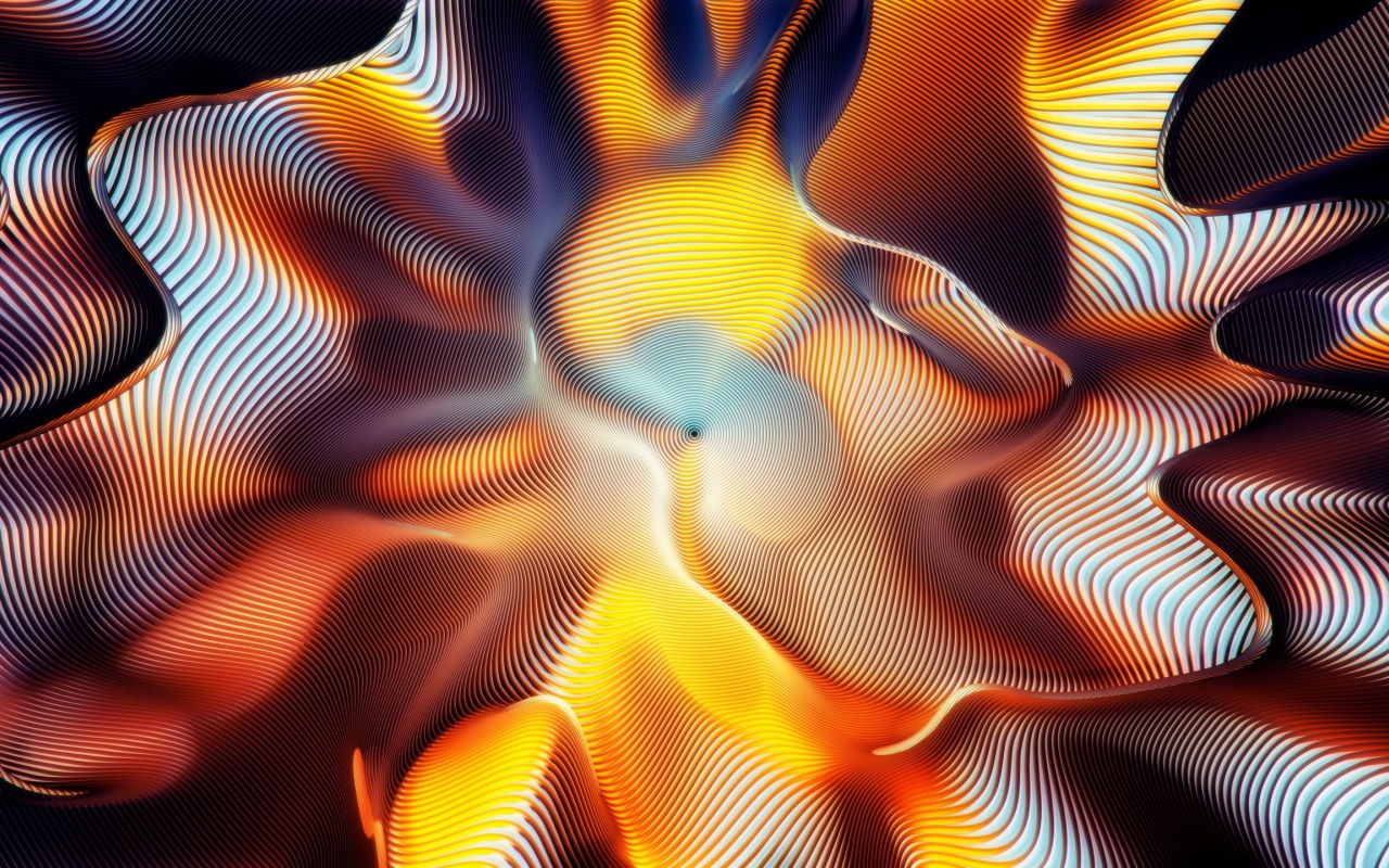 Разноцветная абстрактная червоточина 