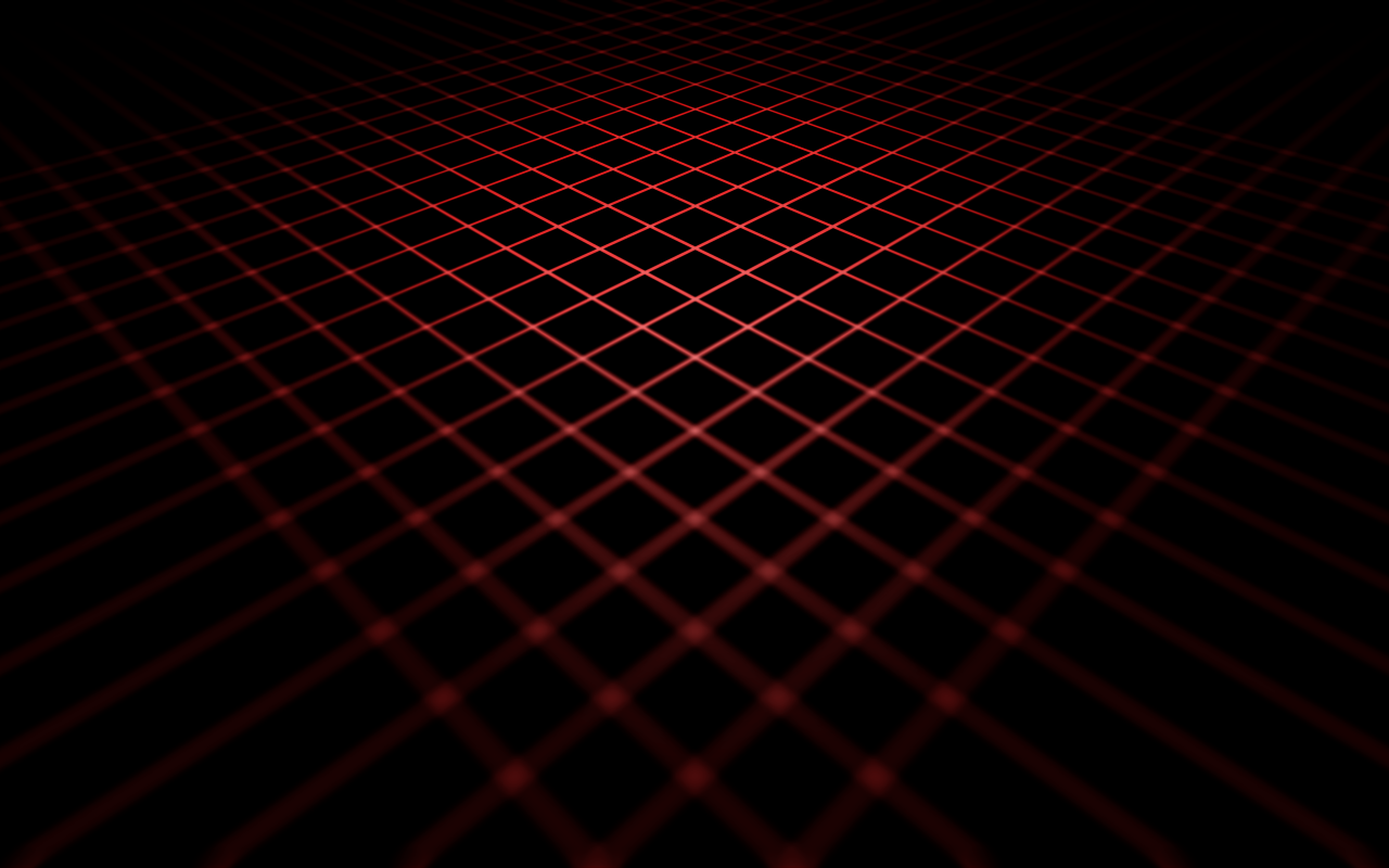 Красные линии на черном фоне 3д графика