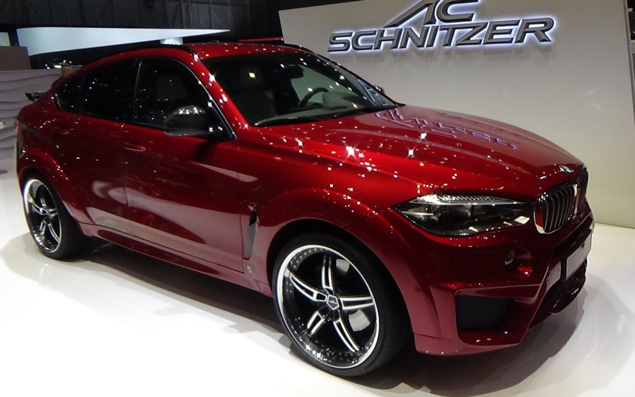 Презентация красного BMW X6 M50d xDrive 2017 