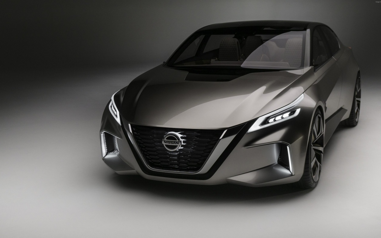 Стильный автомобиль Nissan Vmotion 2.0 вид спереди