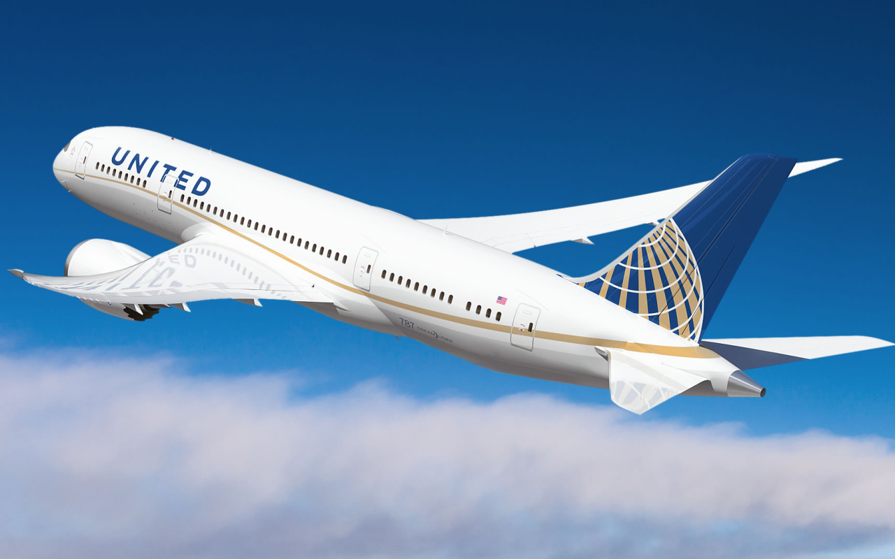Boeing 737-800 авиакомпании United Airlines 