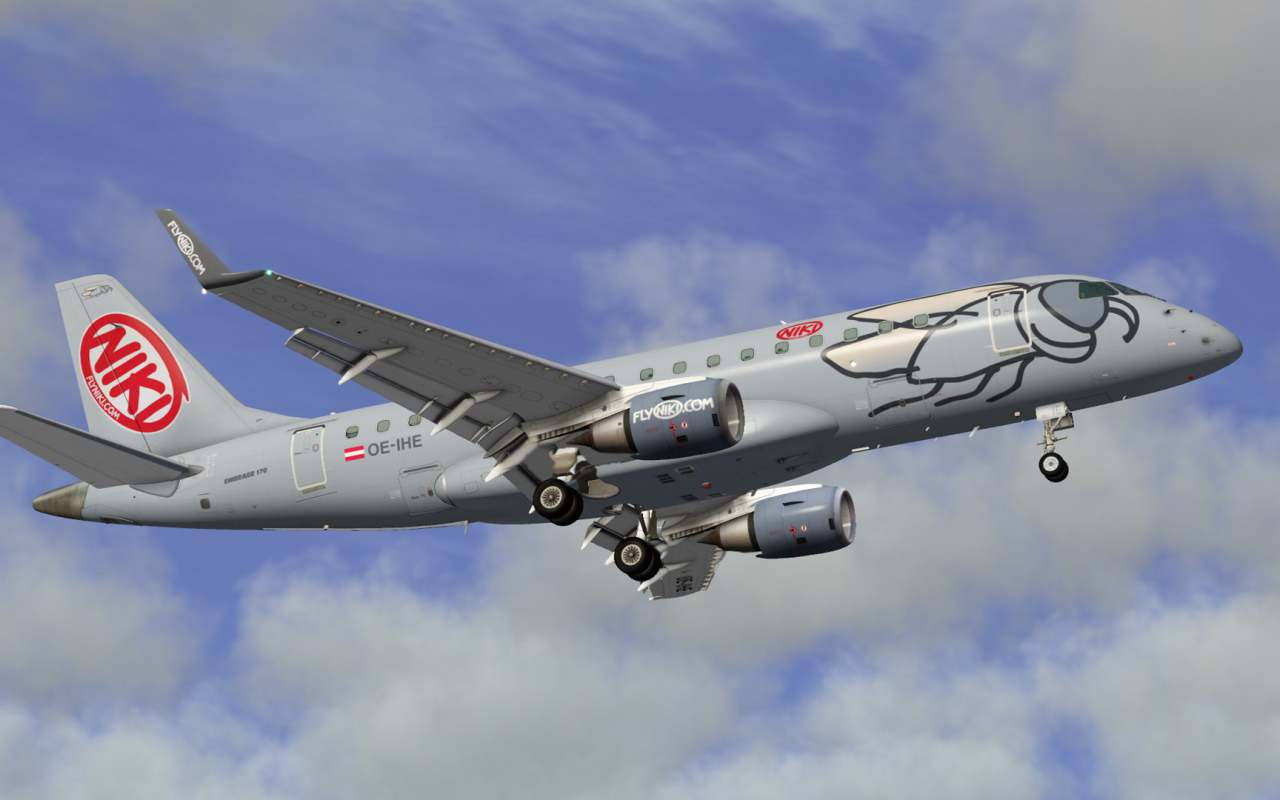 Embraer 170 австрийской авиакомпании Nikifly