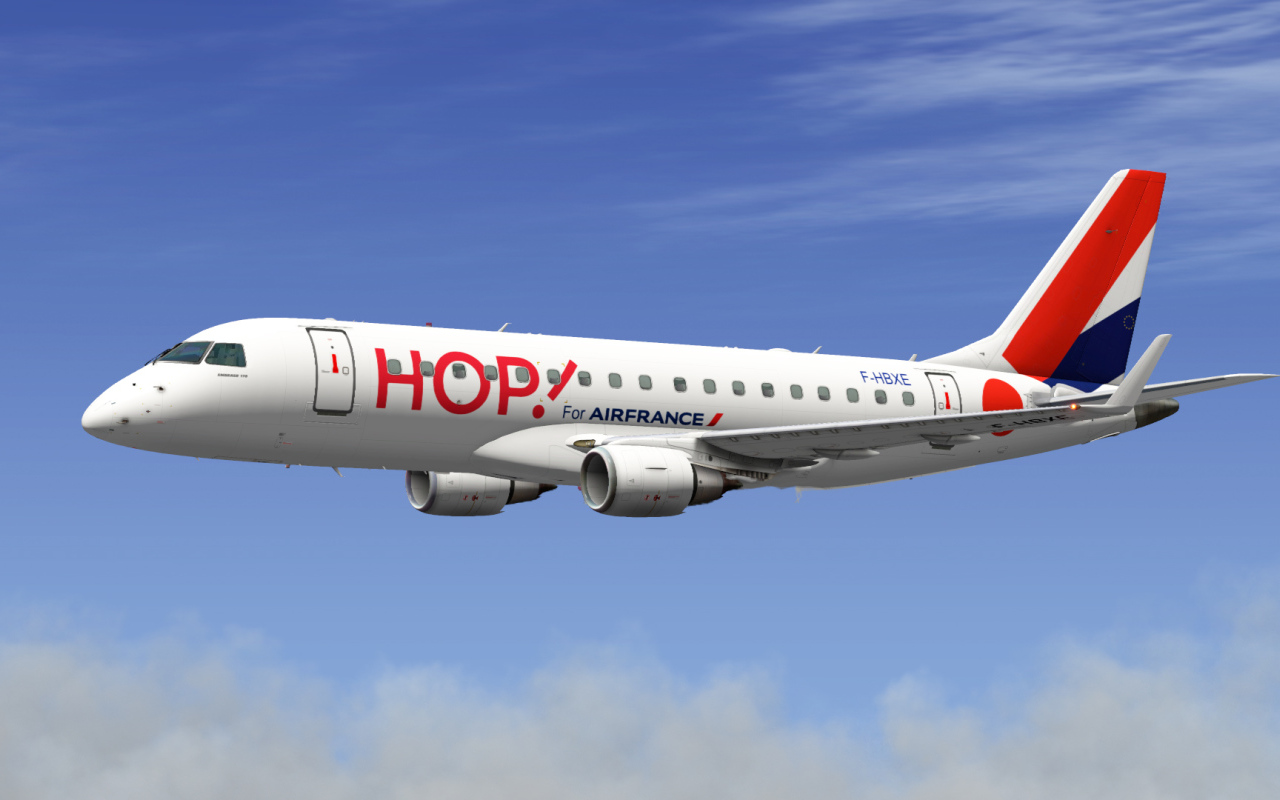 Embraer 170 французской региональной авиакомпании HOP 