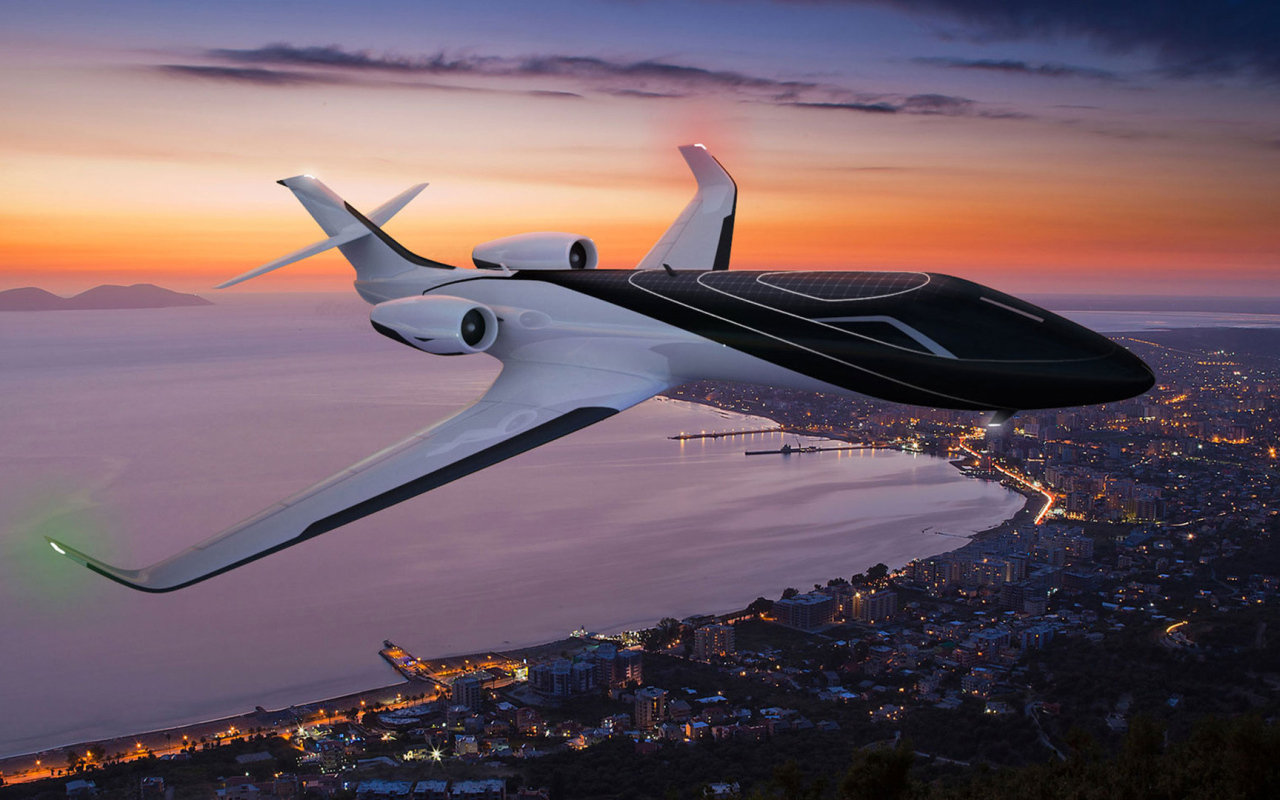 Французский прозрачный самолет IXION Windowless Jet 