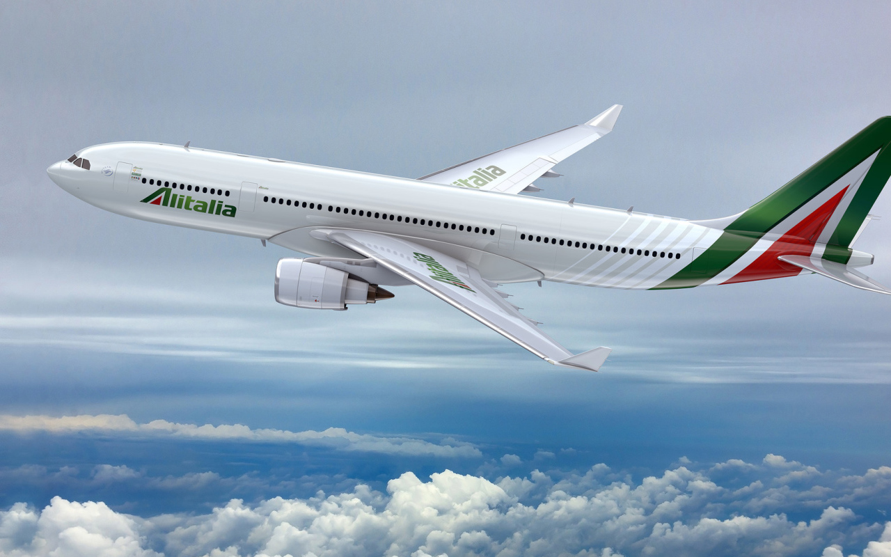 Boeing 777 авиакомпании Alitalia 