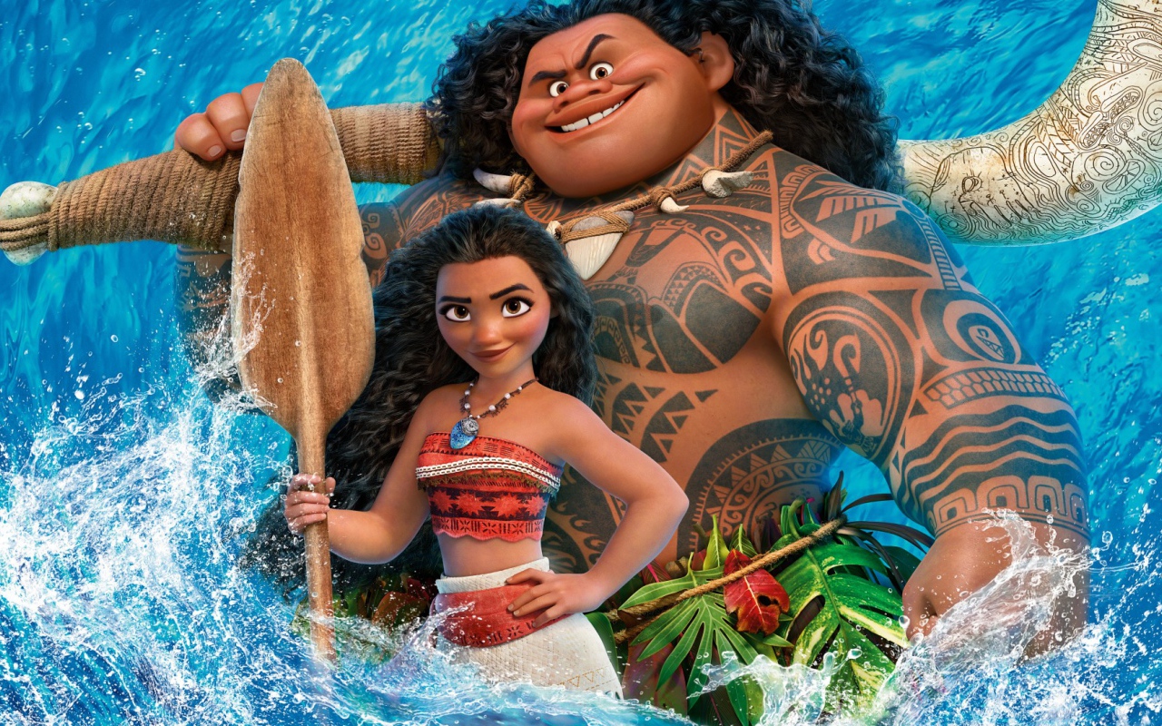 Персонажи мультфильма Моана 