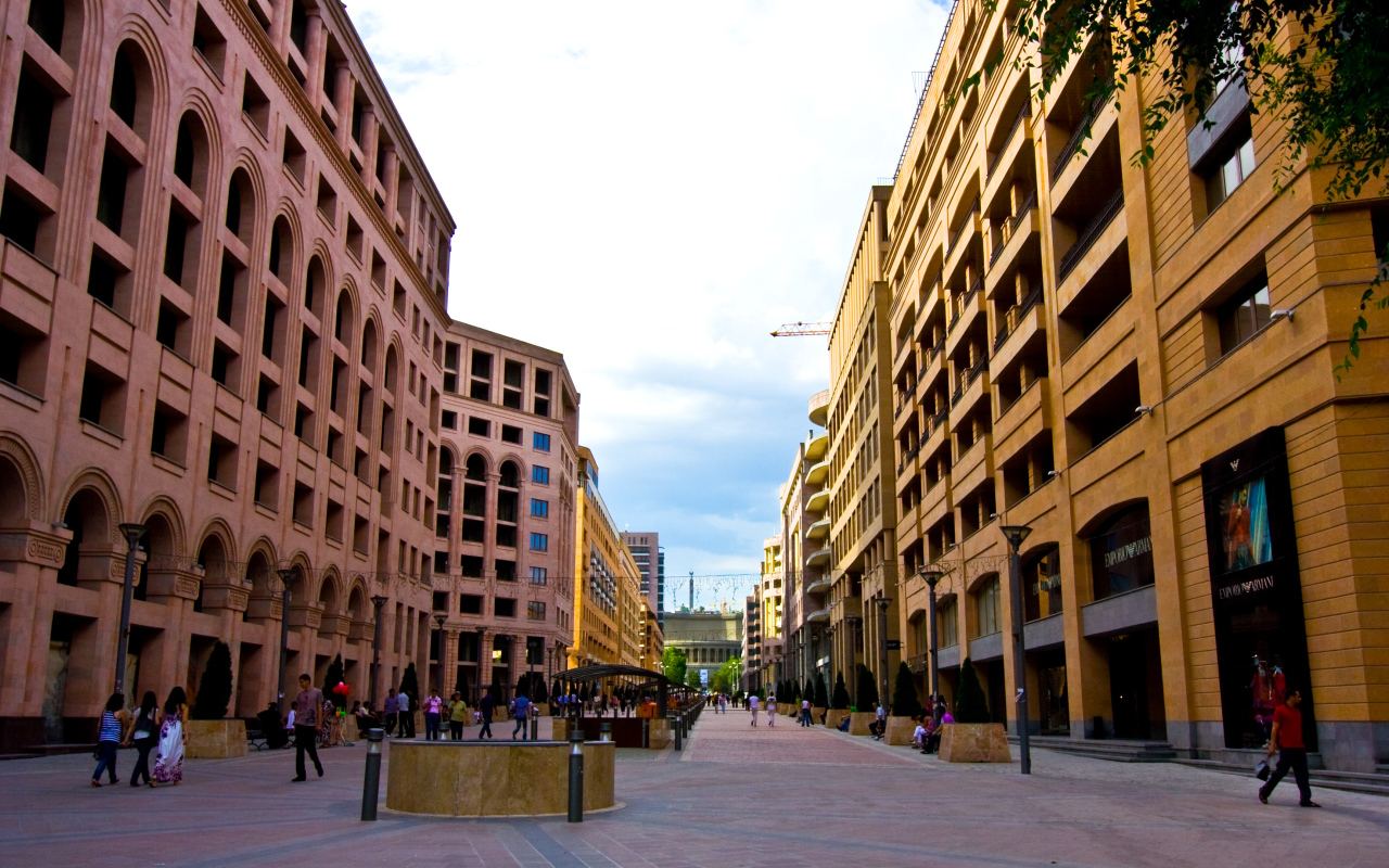 Северный проспект город Ереван 