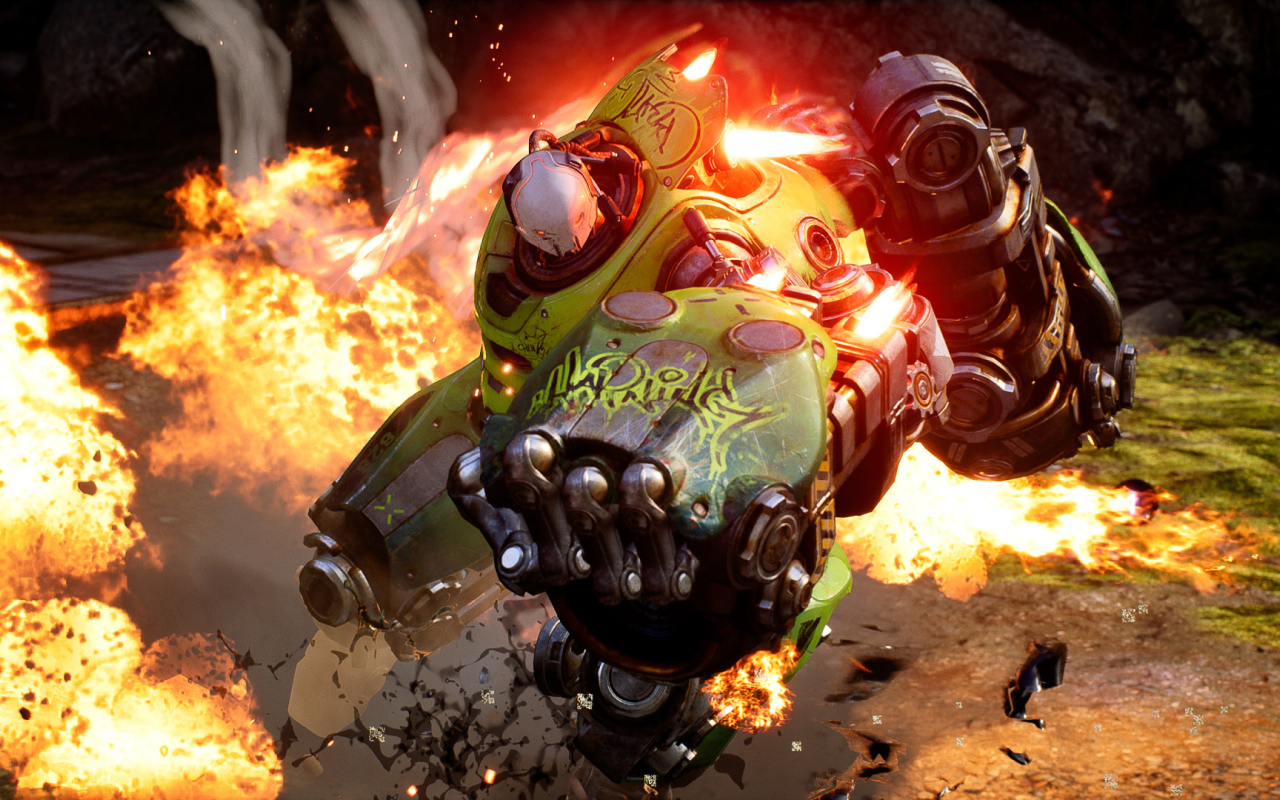 Кранч персонаж игры Paragon 2017  