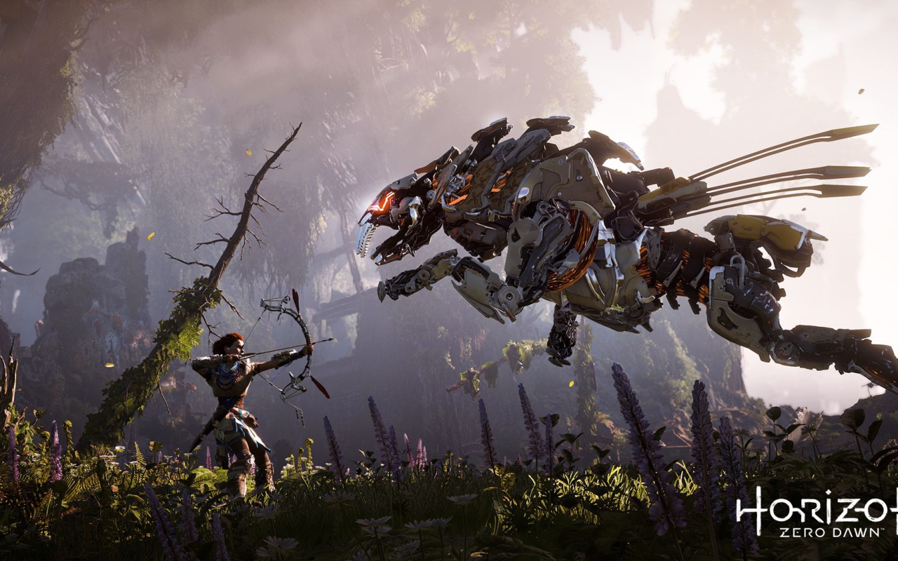 Опасная охота Алой игра Horizon Zero Dawn 