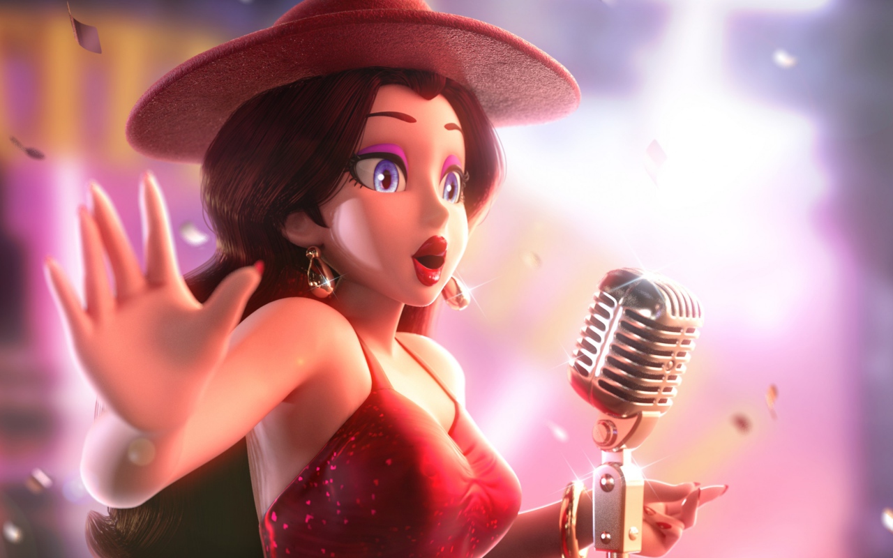 Девушка персонаж компьютерной игры Super Mario Odyssey, 2017