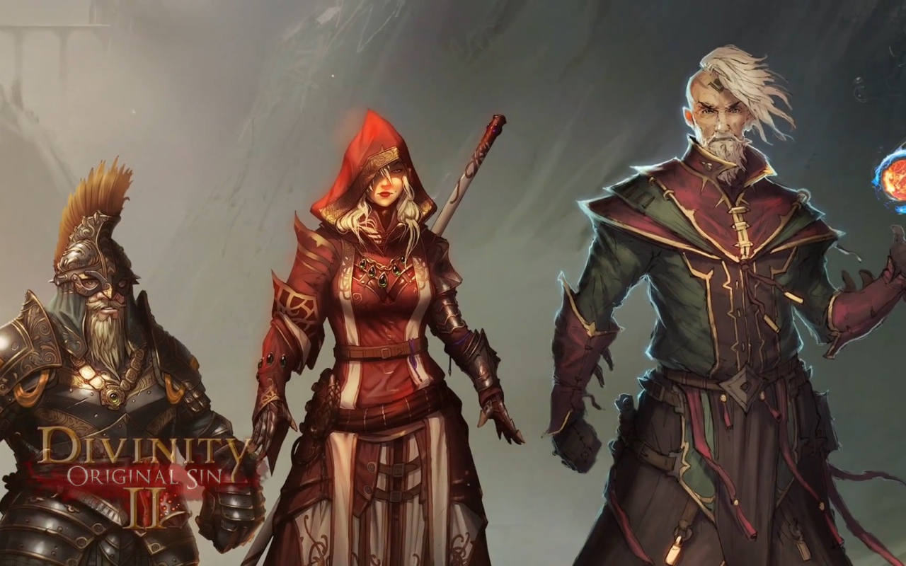 Три воина из игры Divinity Original Sin II