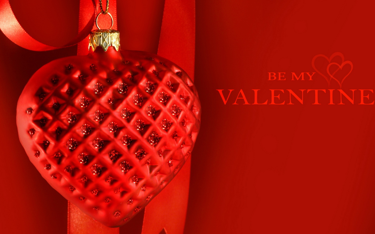 Красное сердце игрушка на День Святого Валентина 