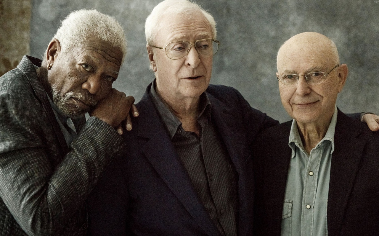 Актеры Морган Фриман, Майкл Кейн, Алан Аркин  герои фильма  Уйти красиво, 2017 