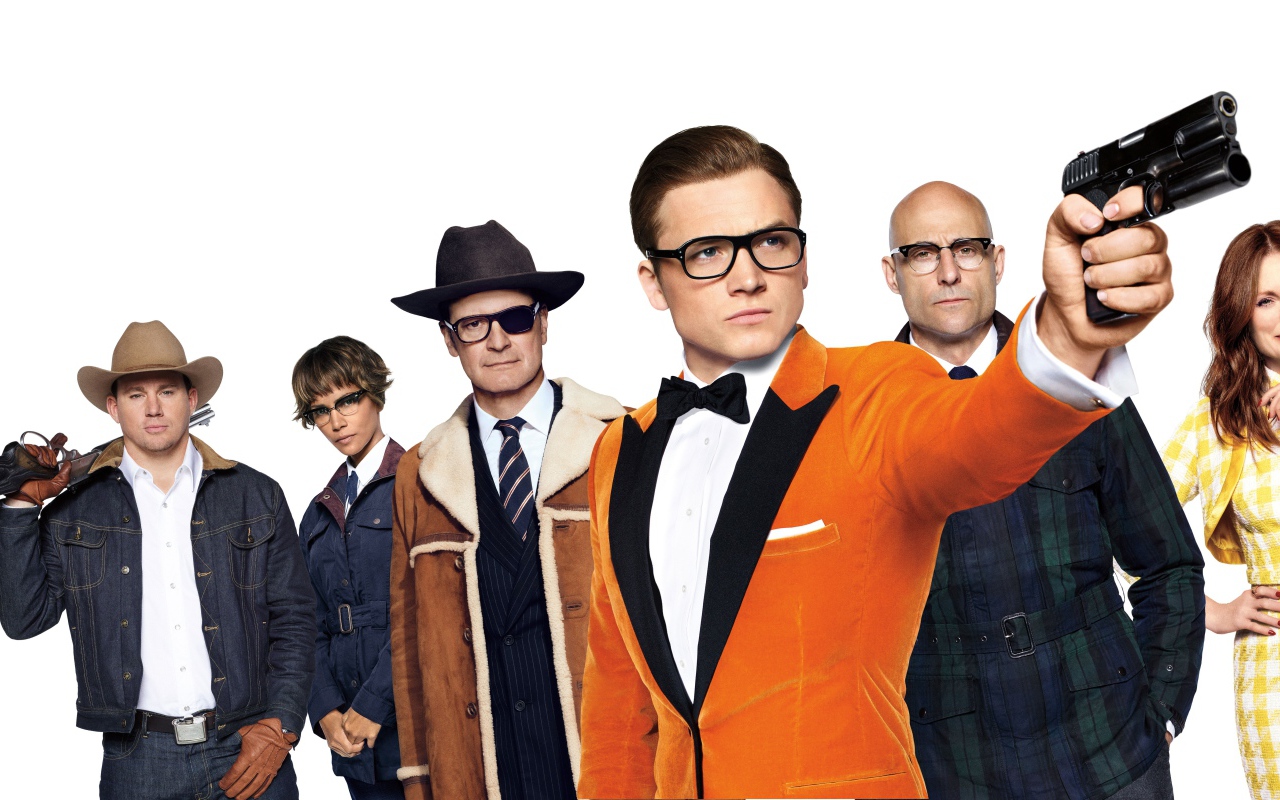 Герои нового приключенческого боевика  Kingsman Золотое кольцо
