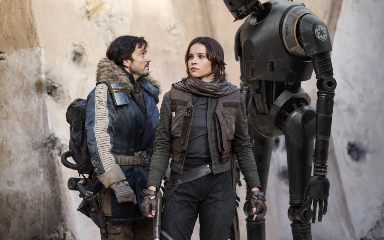 K-2SO, капитан Кассиан, Джин Эрсо персонажи фильма Изгой-один. Звёздные войны Истории  