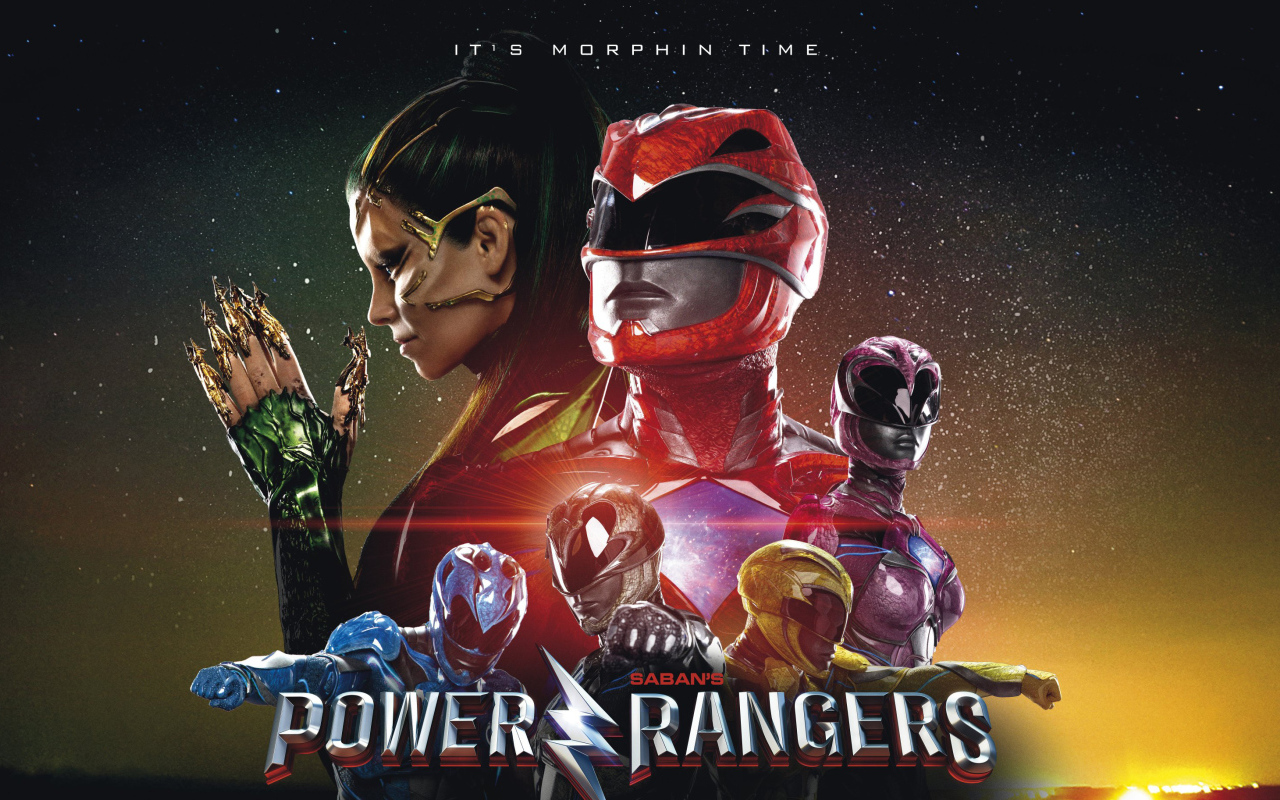 Постер фильма Могучие рейнджеры 2017 