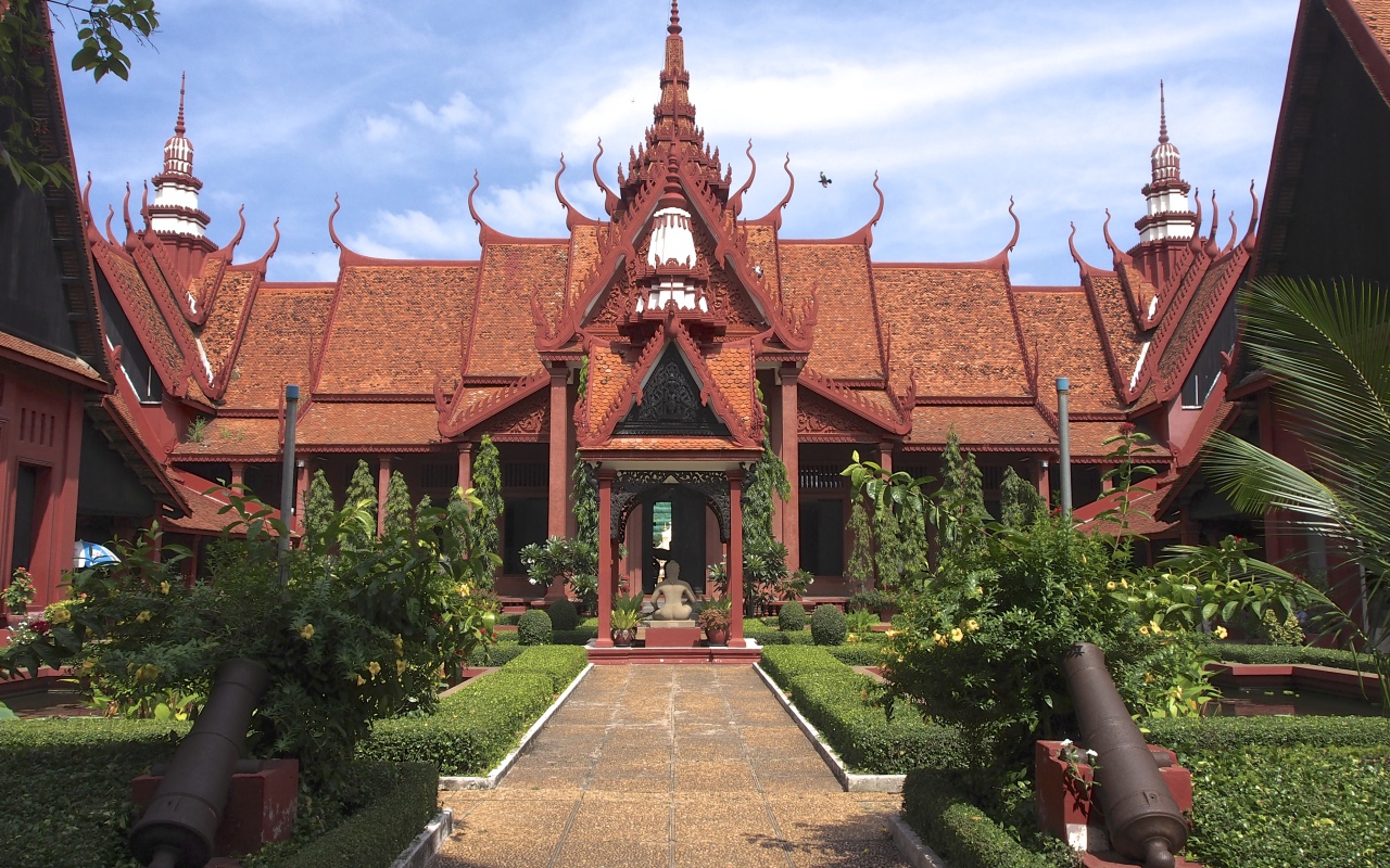 Национальный музей Камбоджи город Пномпень 