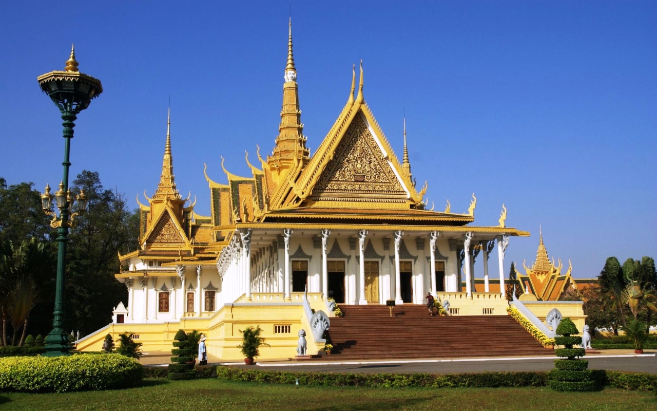 Королевский дворец в Пномпене, Камбоджа 