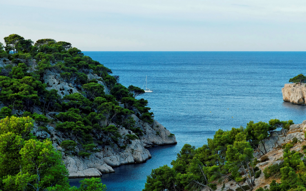 Скалистое побережье Прованса, Франция 