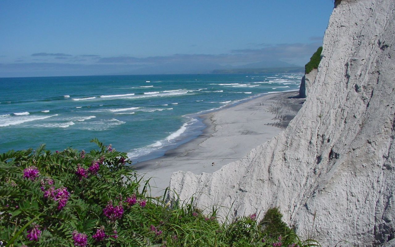 Тихий океан, Курильские острова. Россия 