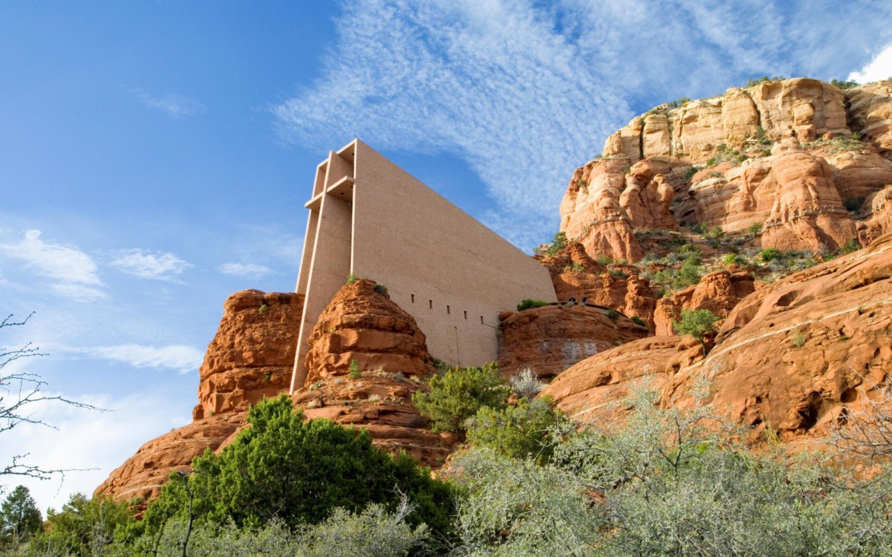 Часовня в скале. Аризона, США