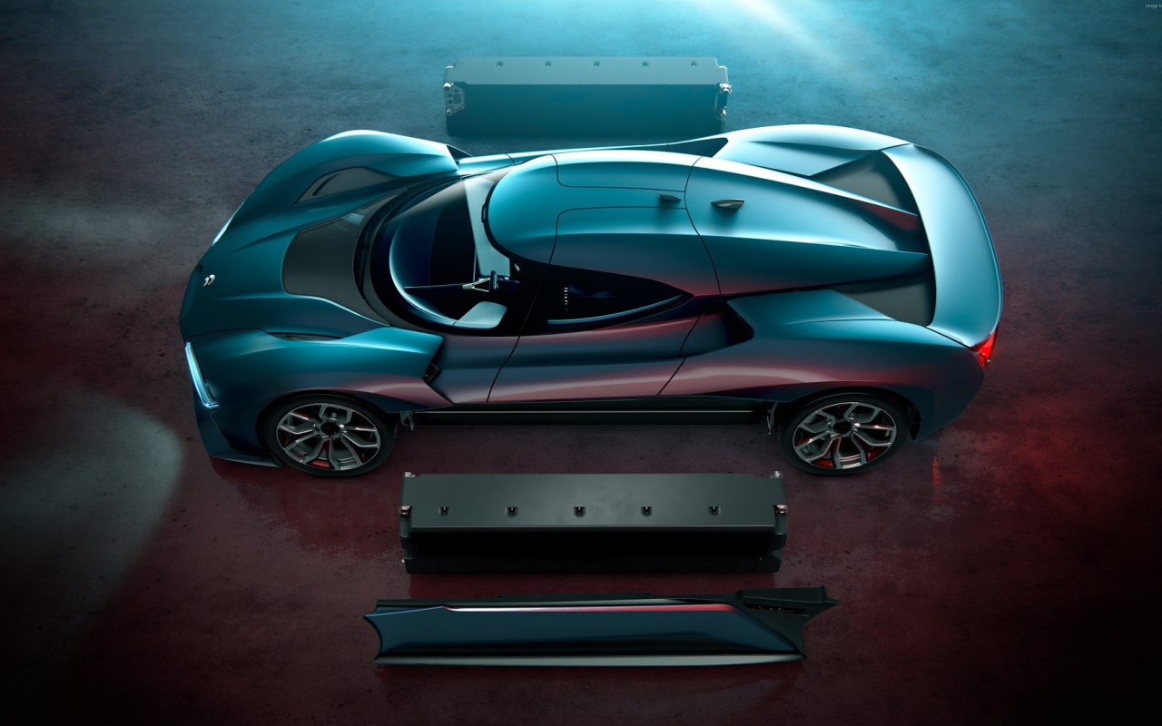 Электрический спортивный автомобиль NextEV NIO EP9 