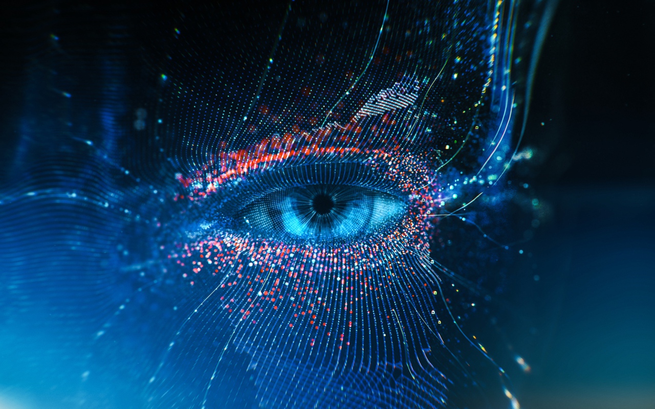 Абстрактный глаз 3д графика