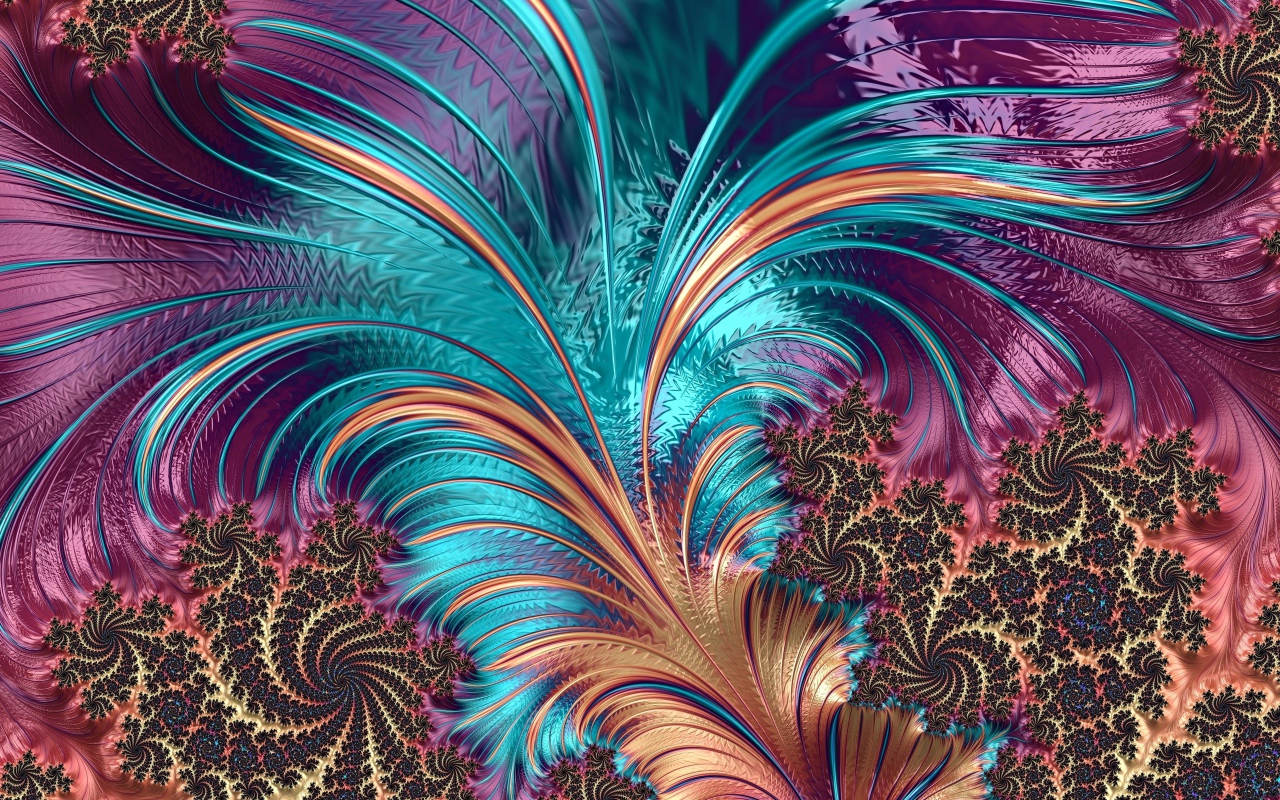 Разноцветный абстрактный рисунок