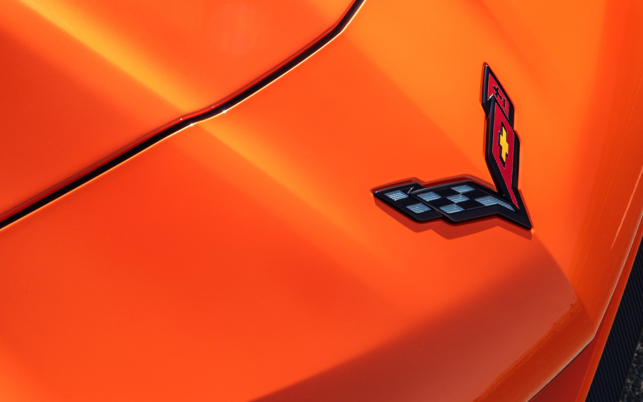 Логотип автомобиля Chevrolet Corvette, 2019