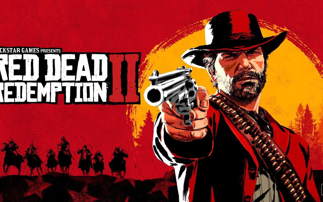 Постер компьютерной игры Red Dead Redemption 2, 2018