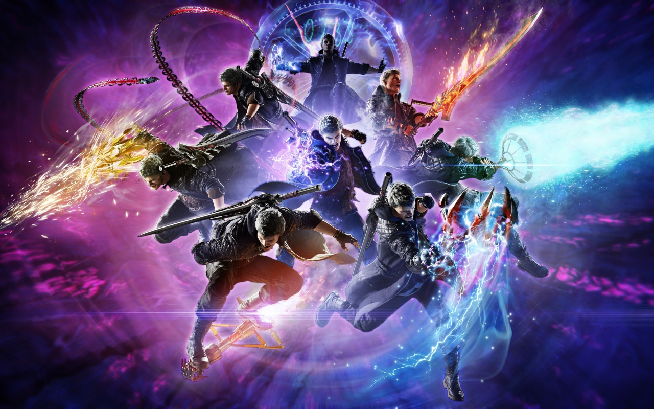 Постер компьютерной игры Devil May Cry 5, 2019