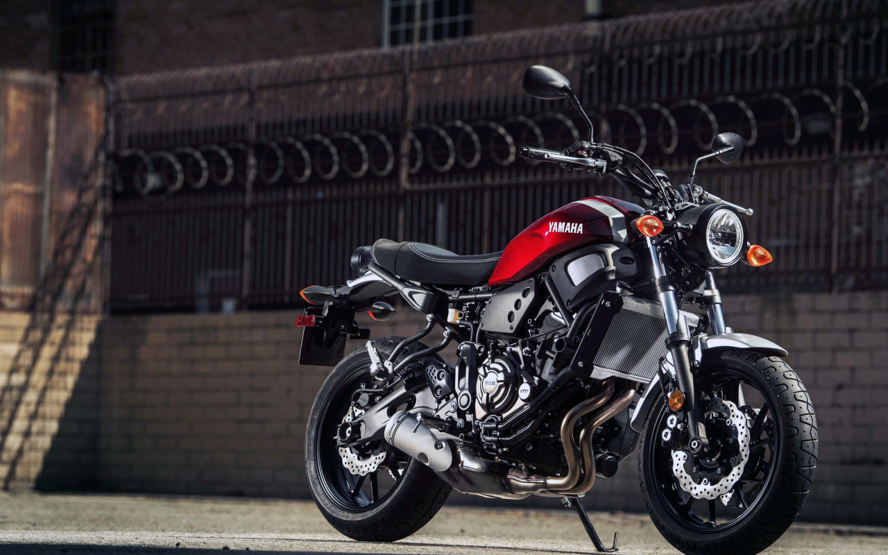 Большой мотоцикл  Yamaha XSR700, 2018