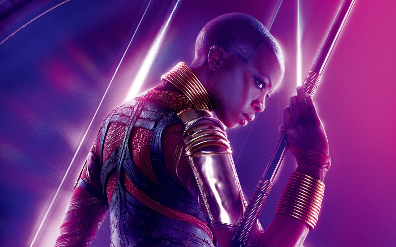 Персонаж Okoye фильм Мстители: Война бесконечности , 2018