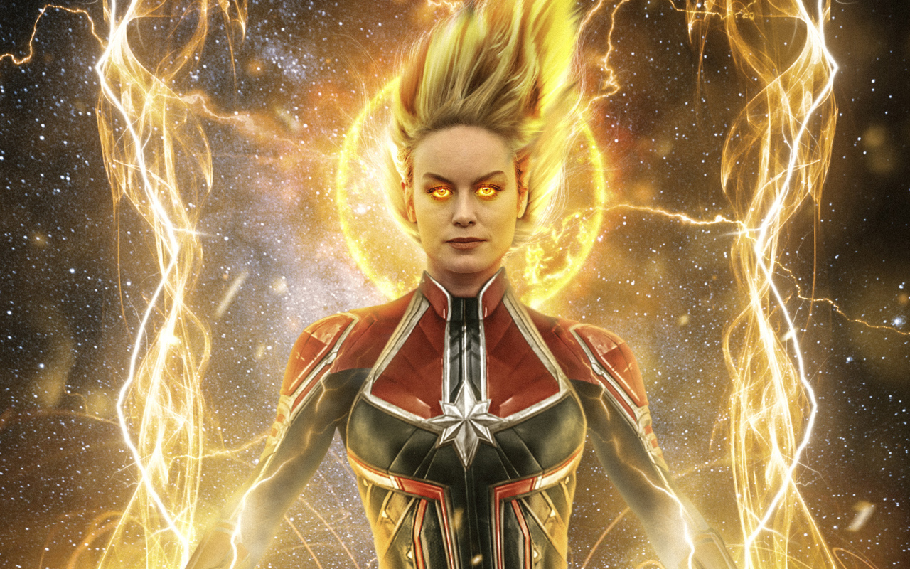 Новый фантастический фильм Капитан Марвел, 2019