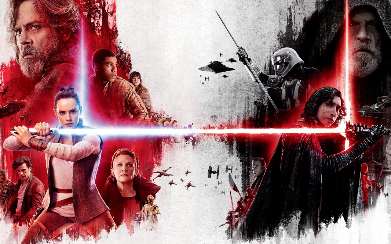 Главные герои фильма Звёздные войны. Последние джедаи