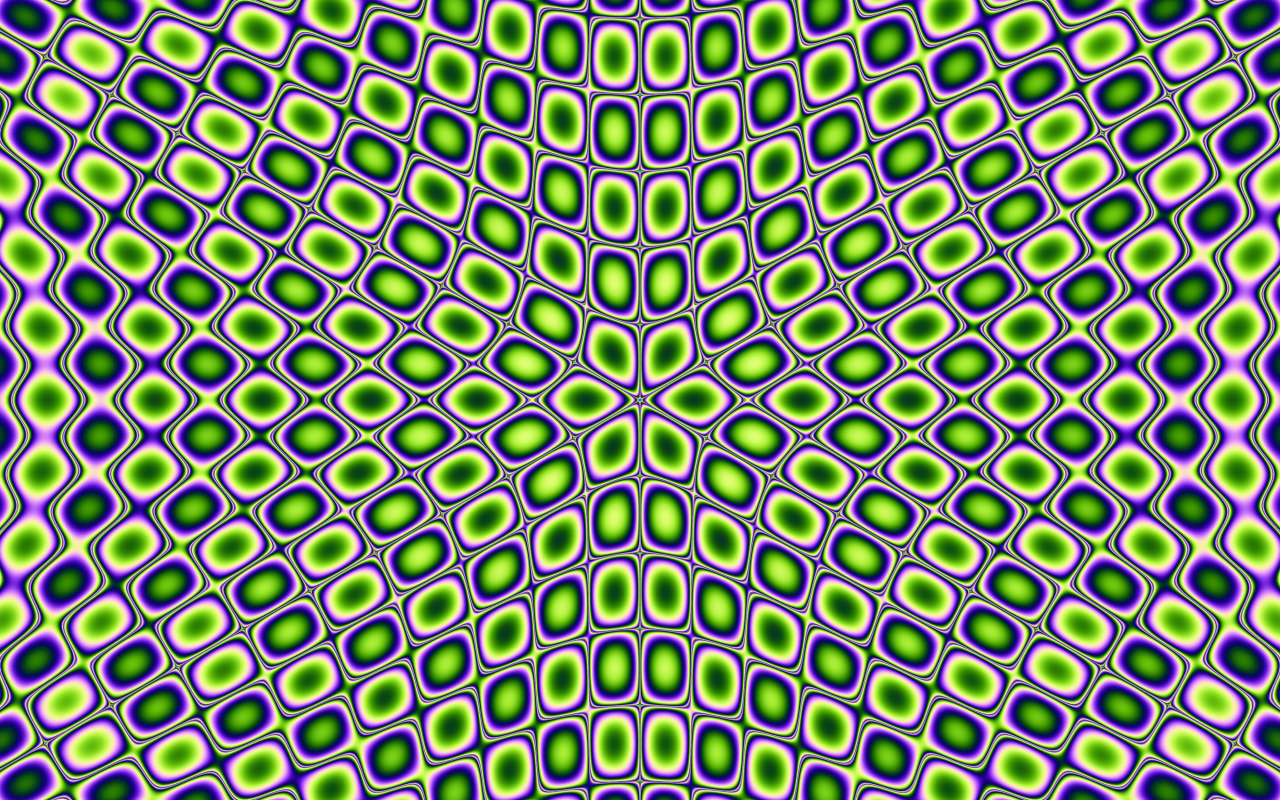 Красивый узор с оптической иллюзией 