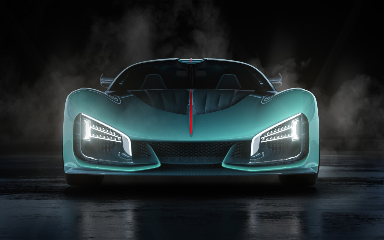 Быстрый автомобиль Hongqi S9 2020 года вид спереди