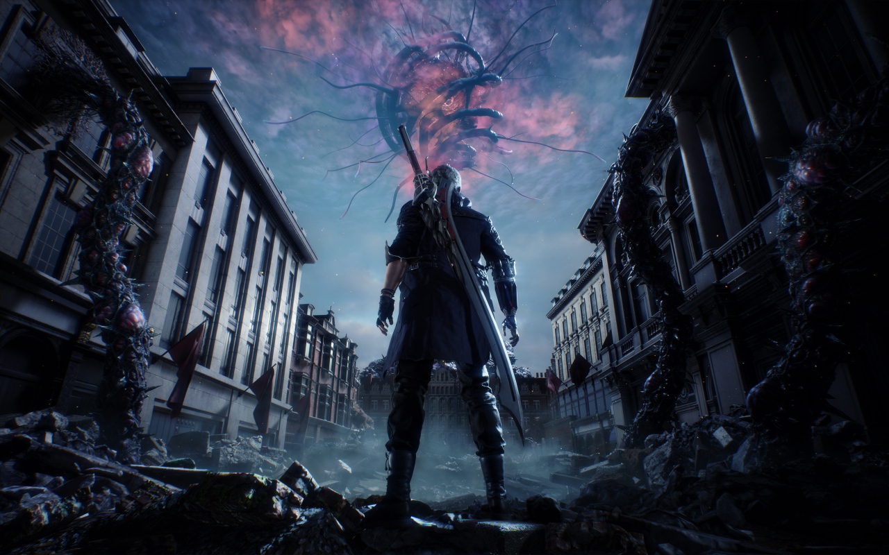 Персонаж новой компьютерной игры Devil May Cry 5, 2019 года