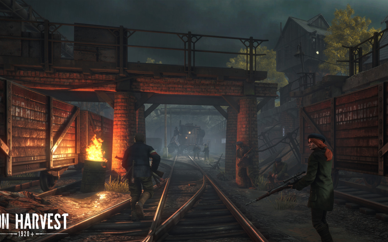 Кадр компьютерной игры Iron Harvest, 2019 года